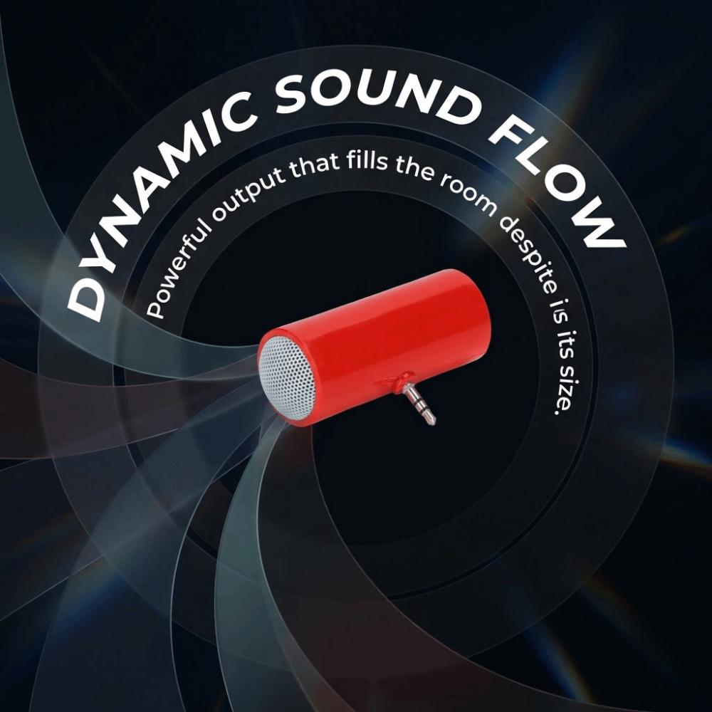 3.5mm Jack Plug In Speaker Wireless Speaker Amplifier Compact Stereo Mini Speaker  PCs