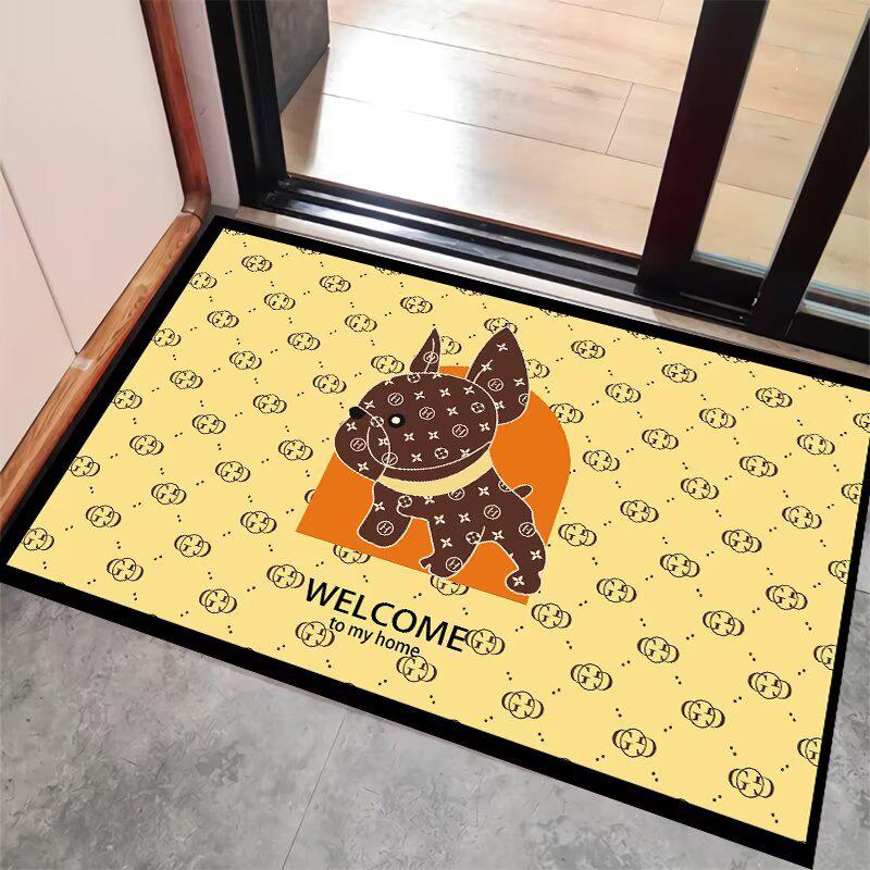 Cross Cartoon Anti-slip Water Absorbent Quick Dry Floor Mat for Bathroom & Entrance
