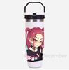 30Oz Anime K-Pop Large Capacity Portable Car Cup Stainless Steel Thermos Cup with Straw Handle Travel Sports Water Bottle Vacuum Flask