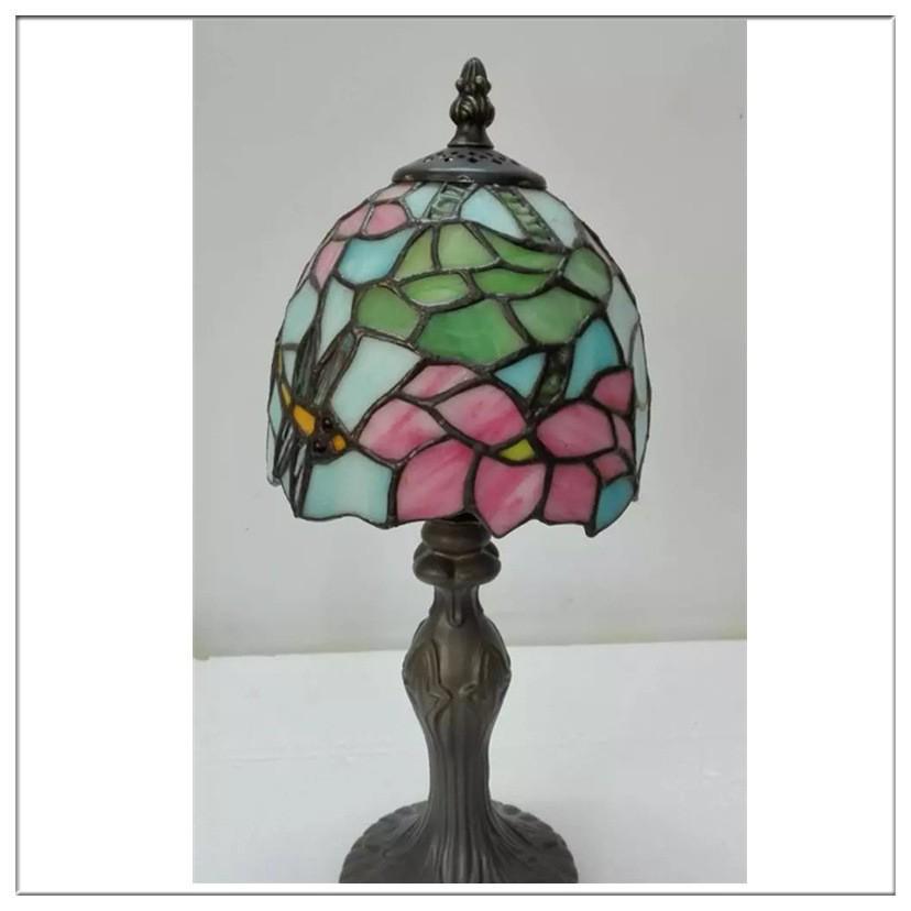 Tiffany Style Desk Lamp for Bedroom, Living Room, or Children's Room Night Light