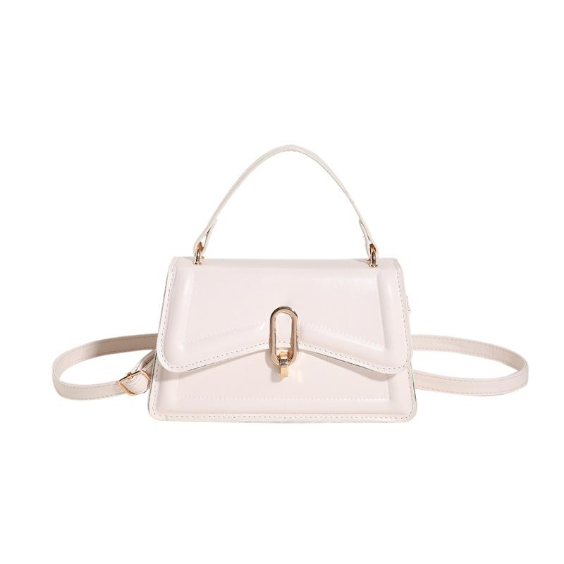 Textured Hand-carried Armpit Small Square Bag 2025 New Summer Trendy Casual Retro Single Shoulder Solid Color Messenger Women's Bag