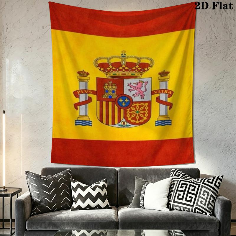 Spain national football team Wall Tapestry Aesthetic Wall Hanging Printed Fabric Blanket Decorative Tapestries for Bedroom Living Room Home Decor