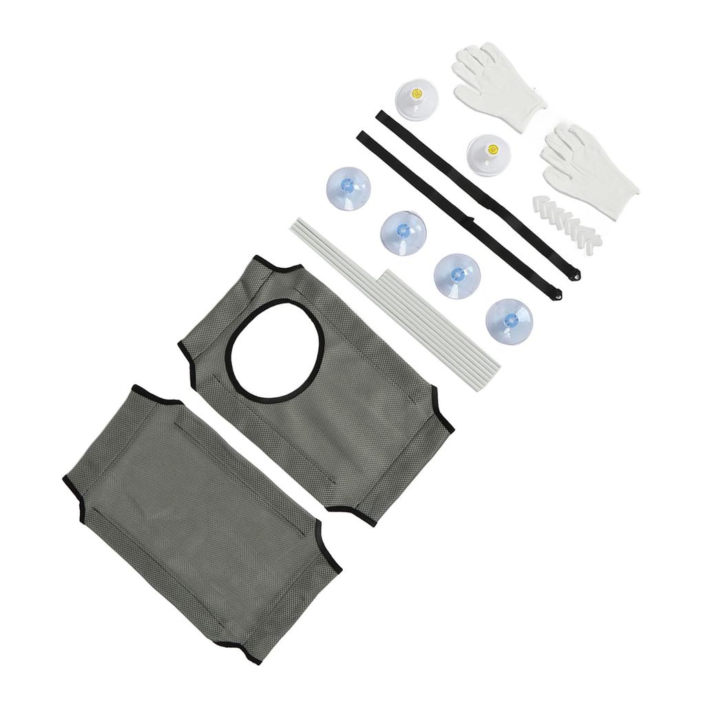 Cat Window Hammock Bed Sturdy Suction Cup Double Layer Soft Easy Installation Cat Window Perch Hammock Seat for Balcony