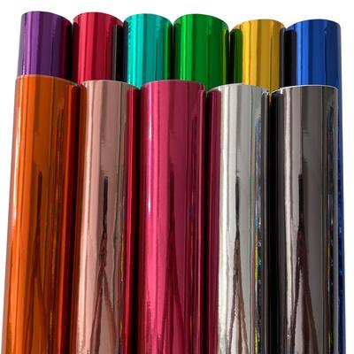 Stretchable Gloss Chrome Mirror Vinyl Wrap Car Wrapping Film Roll Self Adhesive Decal With Air Release Bubble Free