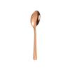 Mirror Finish Rose Gold Plated Stainless Steel Flatware Set Copper Silverware Set Rose Gold Spoon Color Cutlery Set