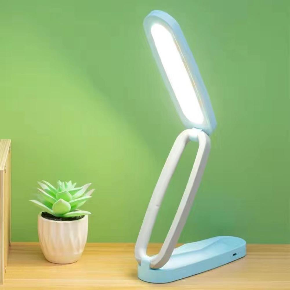 Foldable LED Desk Lamp 3 Brightness Dimmable Reading Lamp Portable Eye Protection Light