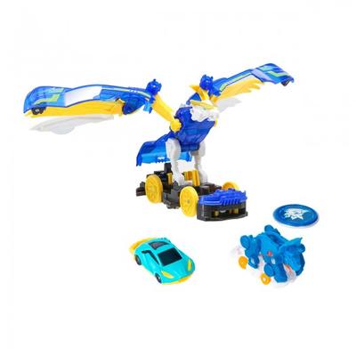 Carro transformador SCREECHERS WILD! S4 L3S - Águia Relâmpago Premium