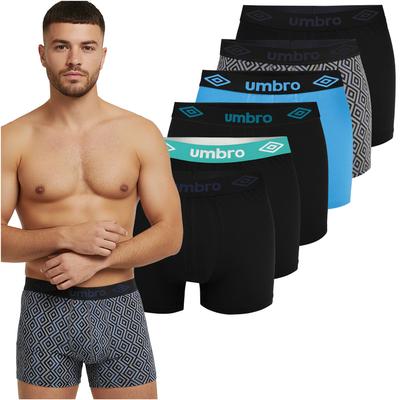 Men’s  Underwear, Cotton Boxer Shorts, 6-Pack Assorted Patterns and Colours