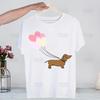Dachshund Teckel Funny Cute Dog Animal Funny T Shirt Men New Casual Short Sleeve Tshirt Homme Manga Unisex T-shirt Tees