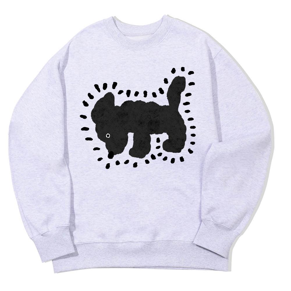 AWESOMEUS Sniffing Dog Sweat Shirts_3 Color