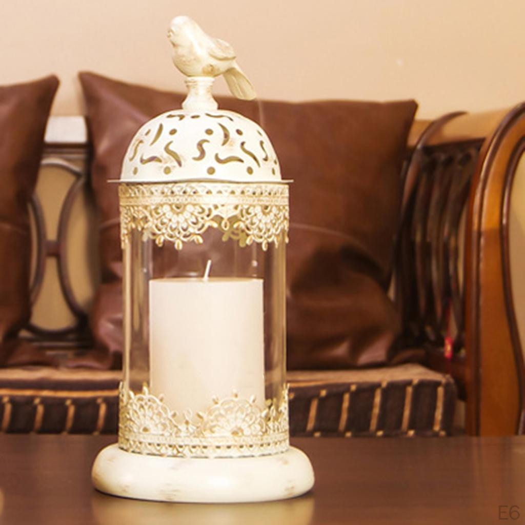 Candle Holder Vintage Candlestick , Wedding Centerpieces for Tables, Iron Candleholder Set