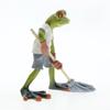 Frogs Statues for Garden Resin Mopping Frogs Figurines Outdoor Lawn Ornament Frogs Garden Statues Housewarming Gift