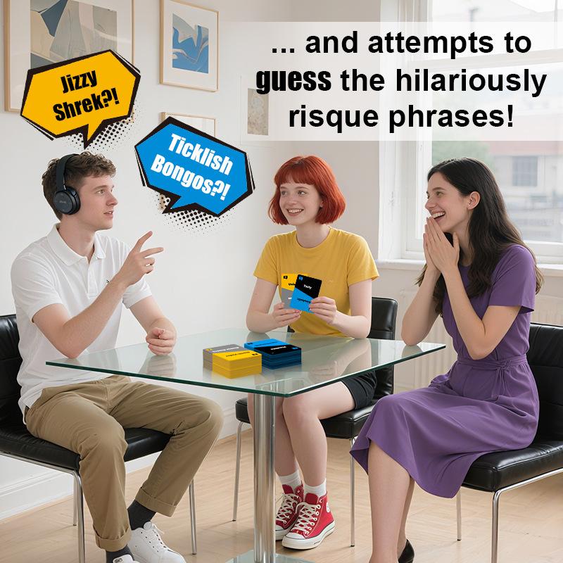 TK Hot Item: Party Card Battle Board Game & Headset - Parent-Child Challenge & Interaction