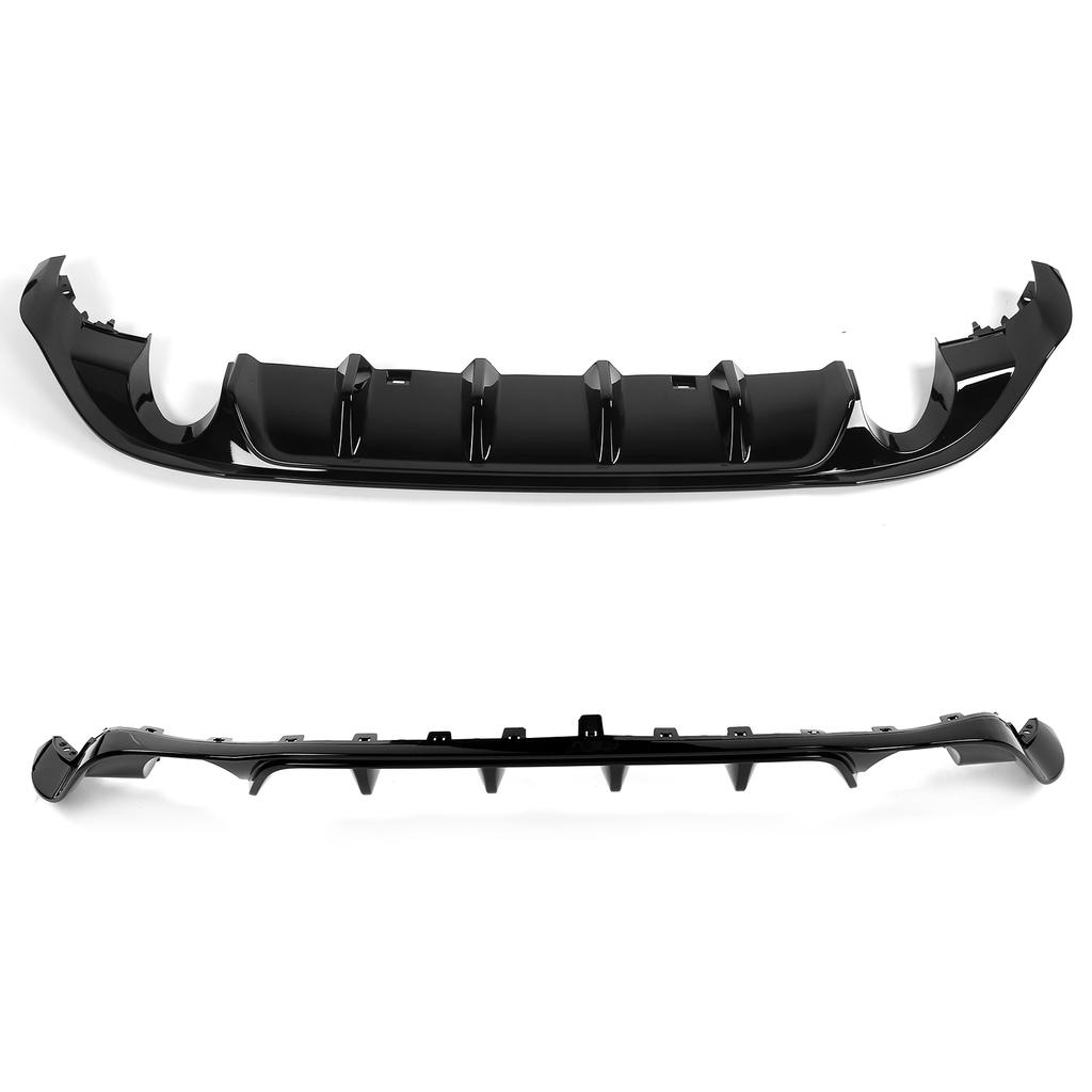 Gloss Black for TCR Rear Bumper Diffuser Valance Kits Fit for MK7.5 Facelift 20172020