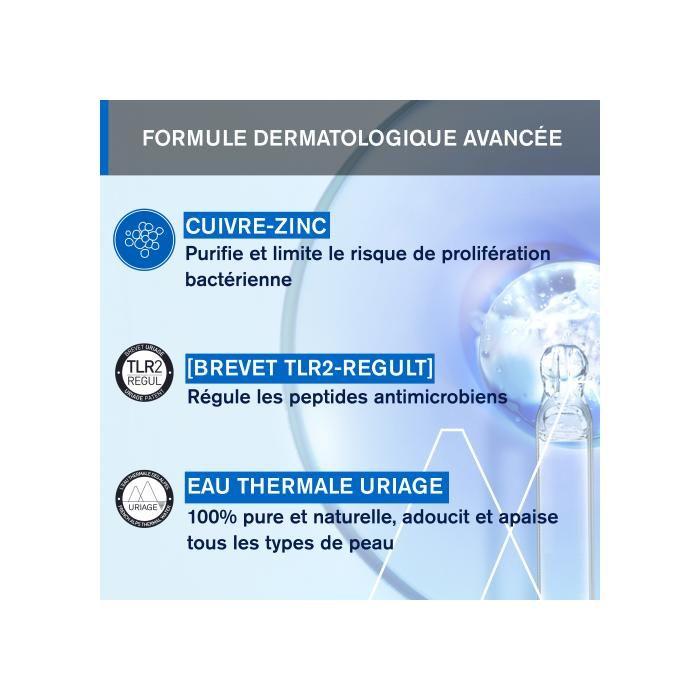 Gel nettoyant - Uriage - Bariéderm Cica - 200 ml - Cuivre-Zinc - Peaux fragilisées
