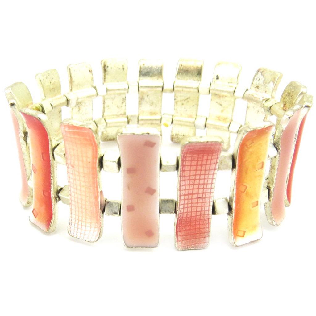 Les Trésors De Lily [A5045] - Designer Bracelet 'Baie De Soleil' Old Pink