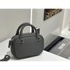 Bowlingtas, Boston Echte Leren Handtas, Niche Enkelvoudige Schouder Crossbody Tas