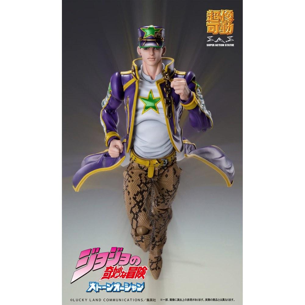 Medicos Super Action Statue JoJo's Bizarre Adventure Part 6 Stone Ocean Jotaro Kujo 170mm PVC ABS POM Movable Figure