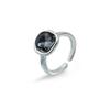 Minimalist Rhinestone Open Ring For Women Korean Fashion Geometry Adjustable Knuckle Ring Party Jewelry Lady Gift