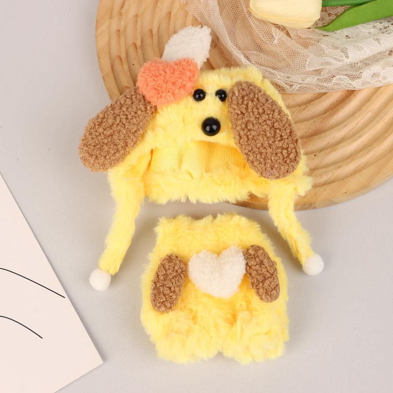 1 Satz Niedliche Puppe Plüsch Kleidung Anzug Für 17CM Puppe Polyester Mini Hut Und Kleine Kleidung Kinderspielzeug Dekoration Zubehör