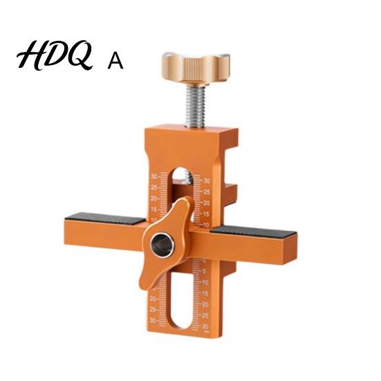 Stainless Steel Cabinet Door Holder Bit Set Portable Installation with Drill Adjustable Assembly Positioner Woodworking Reliable Mounting