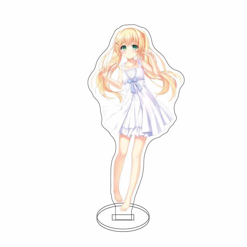 Summer Pockets Japanese Anime Peripherals Naruse Shiroha/Sorakado Ao Acrylic Stand Collectible Table Ornaments Creative Gifts