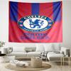 Custom Name Chelsea Football Club Print Tapestry, Backdrop, Easy Setup, Ideal for Bedroom, Office & Living Room, with Aesthetic Wall Hanging Decor.