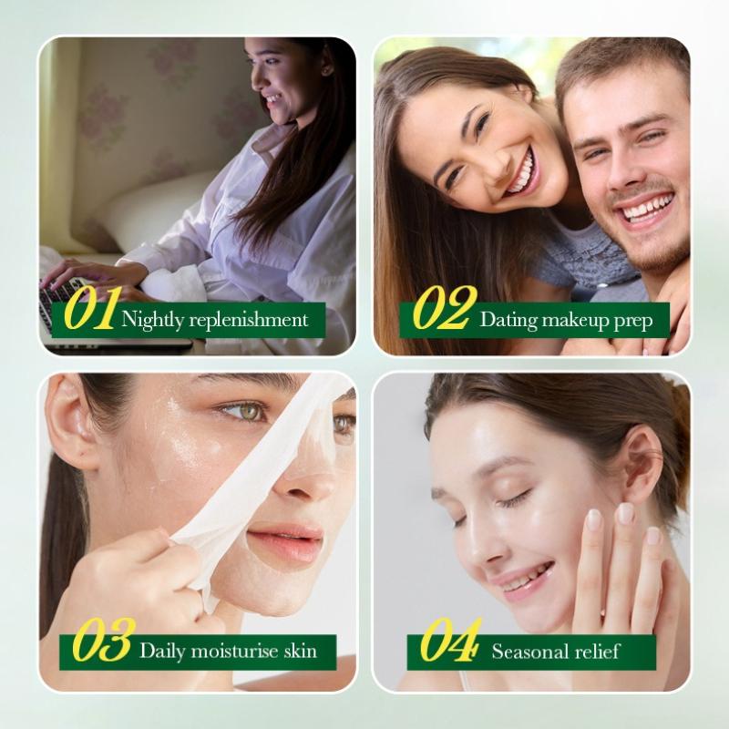 3pcs Honey Avocado Nourishing Mask SADOER Moisturizing Hydrating Moisturizing Mask