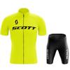 SCOTT Mens Cycling Jersey Short Sleeve Breathable Quick-Dry Performance Bike Shirt Customizable Design