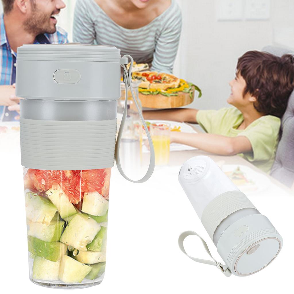 300ml Portable USB Rechargeable Mini Juicer Fruit Extractor Blender for Home Office Travel OutdoorsGreen