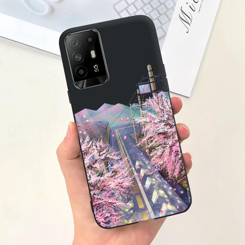 Fashion Case For OPPO Reno5 Z CPH2211 Soft Silicon Shockproof Protective Cover For Oppo Reno 5Z 5G Phone Cases