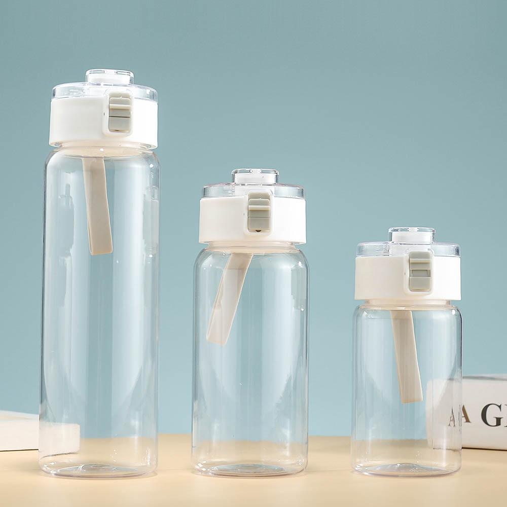 Water bottle1011 unprinted water cup student female high value plastic cup logo portable fitness sports kettle advertising cup