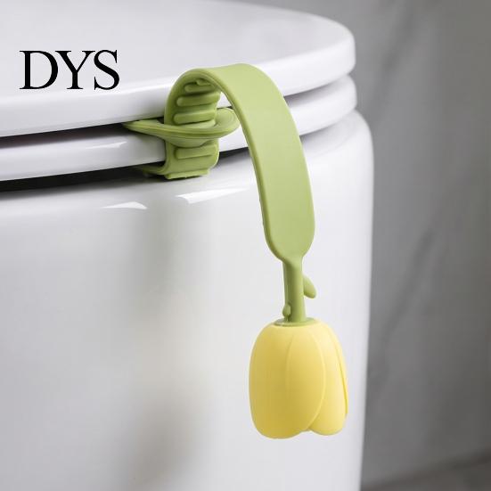 Portable Toilet Lid Handle Silicone Tulip Lifter, Hands-Free Seat Lift Handle, Avoid Touching Cover Tool, Bathroom Accessories Hotel Supplies