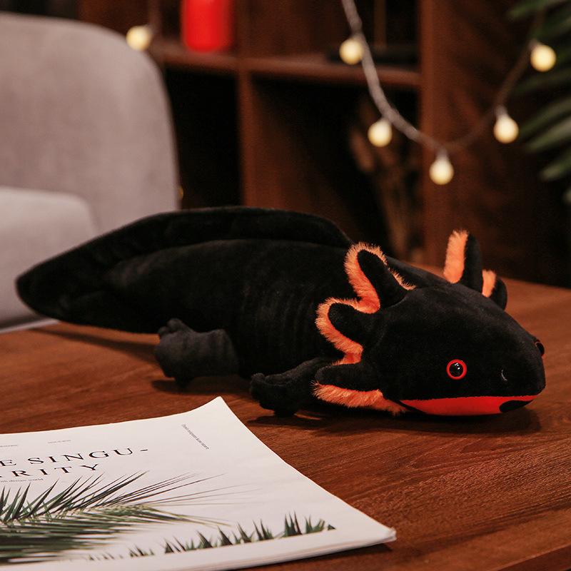 Soft Plush Dinosaur Fish Stuffed Animal Toy, Cute Axolotl Plushie Doll Gift for Kids Boys Girls Birthday