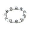 S SY [3SET] Aztec beads rings white