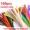 100/300/500pcs Pipe Cleaner Chenille Stem Handicraft DIY Art Furry Strip for Festival Party Birthday Gift Indoor Decor XJM