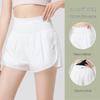 Women's Quick-Dry Anti-Exposure Yoga Shorts - Two-Piece Design, Running/Fitness, Thin Three-Quarter Length