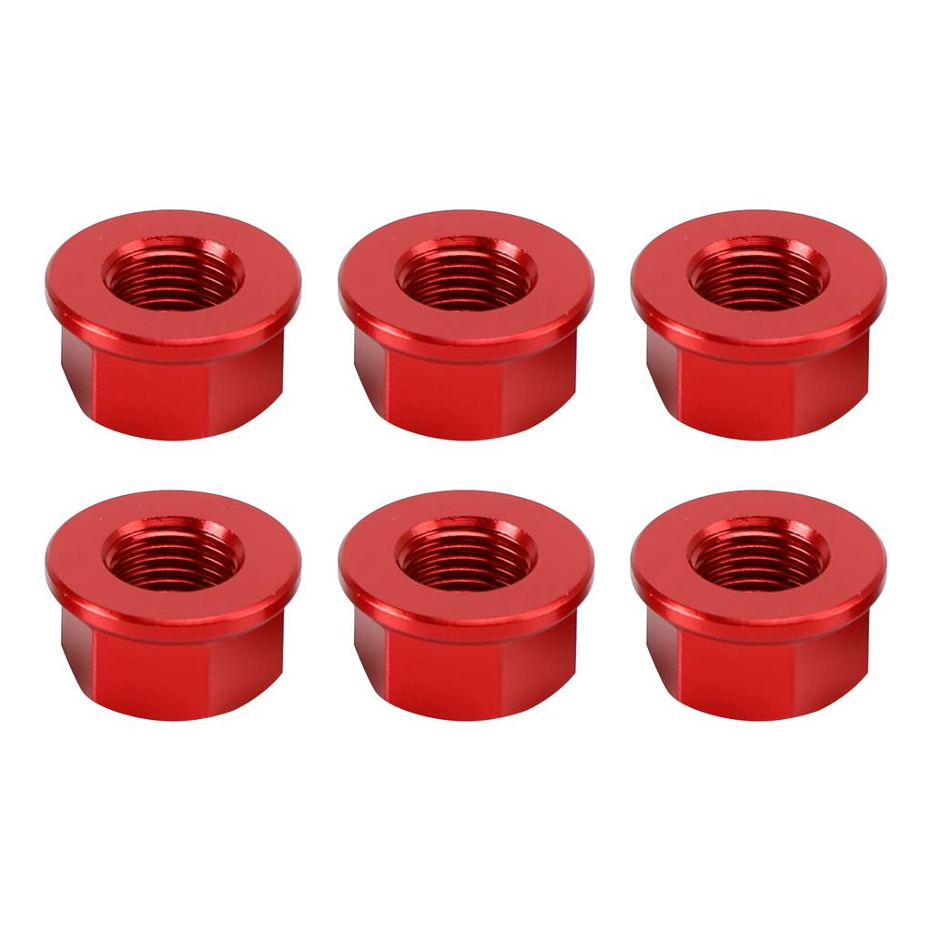 6x Rear Sprocket Nuts M10 x 1 Red For Ducati 1098 1098S 1098R 1198 S 2007-2011
