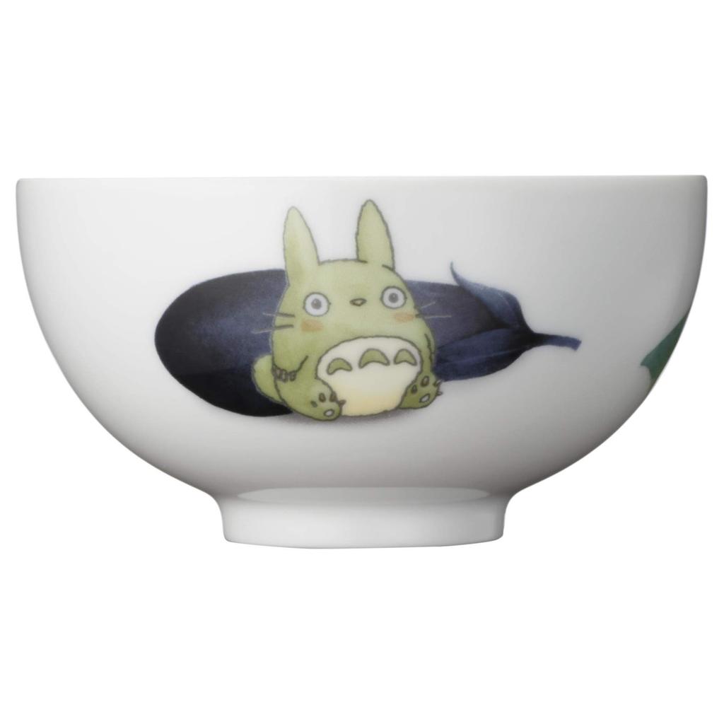 Noritake Rice My Neighbor Totoro Microwave and Dishwasher Eggplant Fine Bowl, 320cc, Design, Safe, Design, Porcelain, VT91082/1704-1