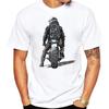 Fun Motorcycle Cafe Racer From Behind Riding T Shirt Summer Men Short Sleeve Sport Classic T-Shirt Hip Hop Boy Casual White Tees