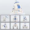 Ungiftiges Weltraumroboter-Bauset - 102 Teile 3D STEM-Spielzeug für Kinder im Alter von 6-12 Jahren R2D2-Stil DIY Pädagogisches Geschenk für Geburtstag Weihnachten