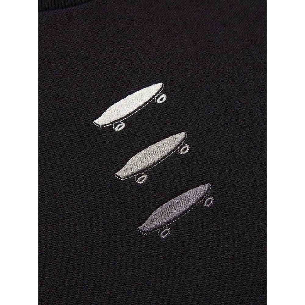 Vans STacked Logo Long Sleeve T shirT Vn000p35blk1