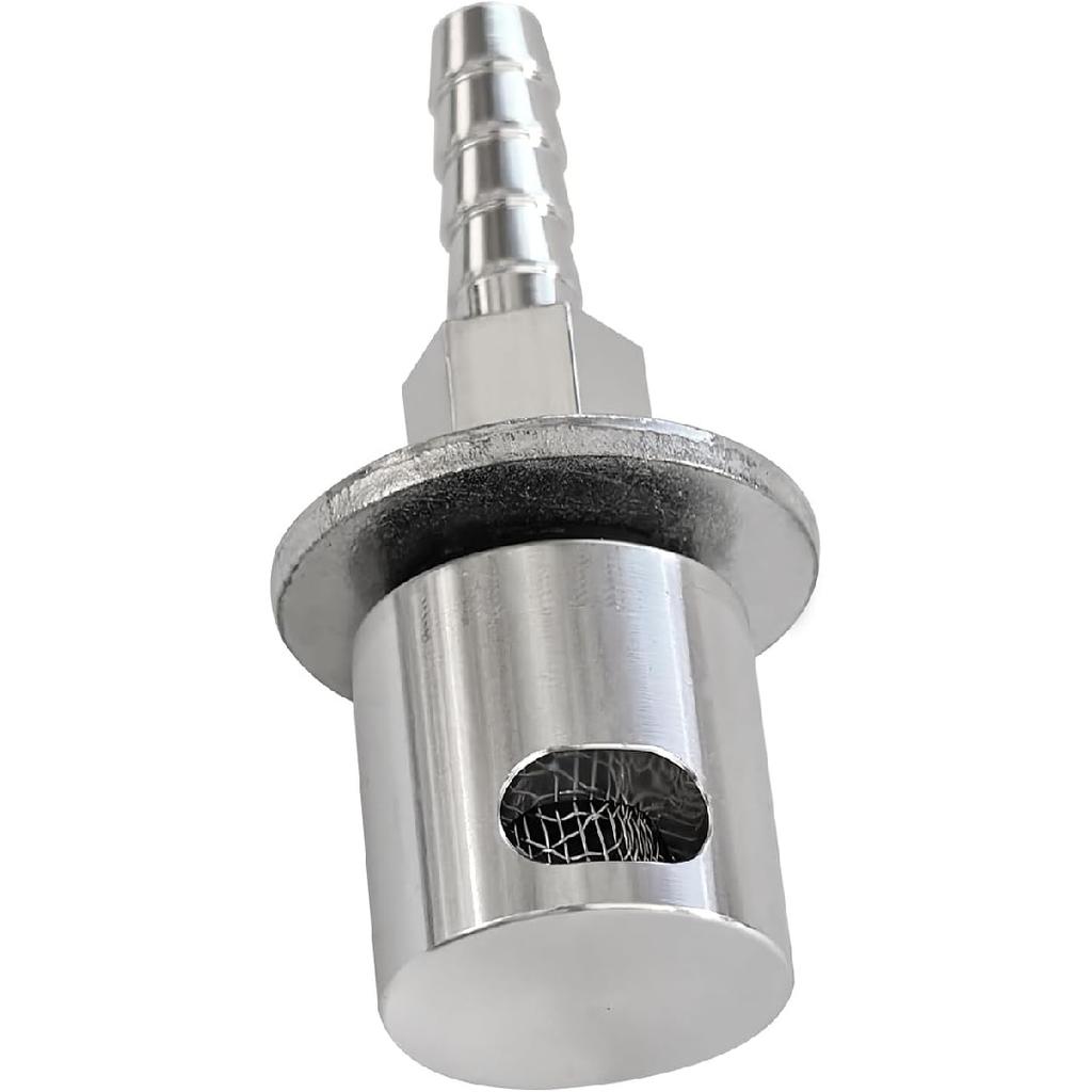 Remote Mount Vent Valve for Fuel Tanks, 5/16" Hose Barb Fitting Fuel Tank Vent Check Valve Fits for Holley 19-174