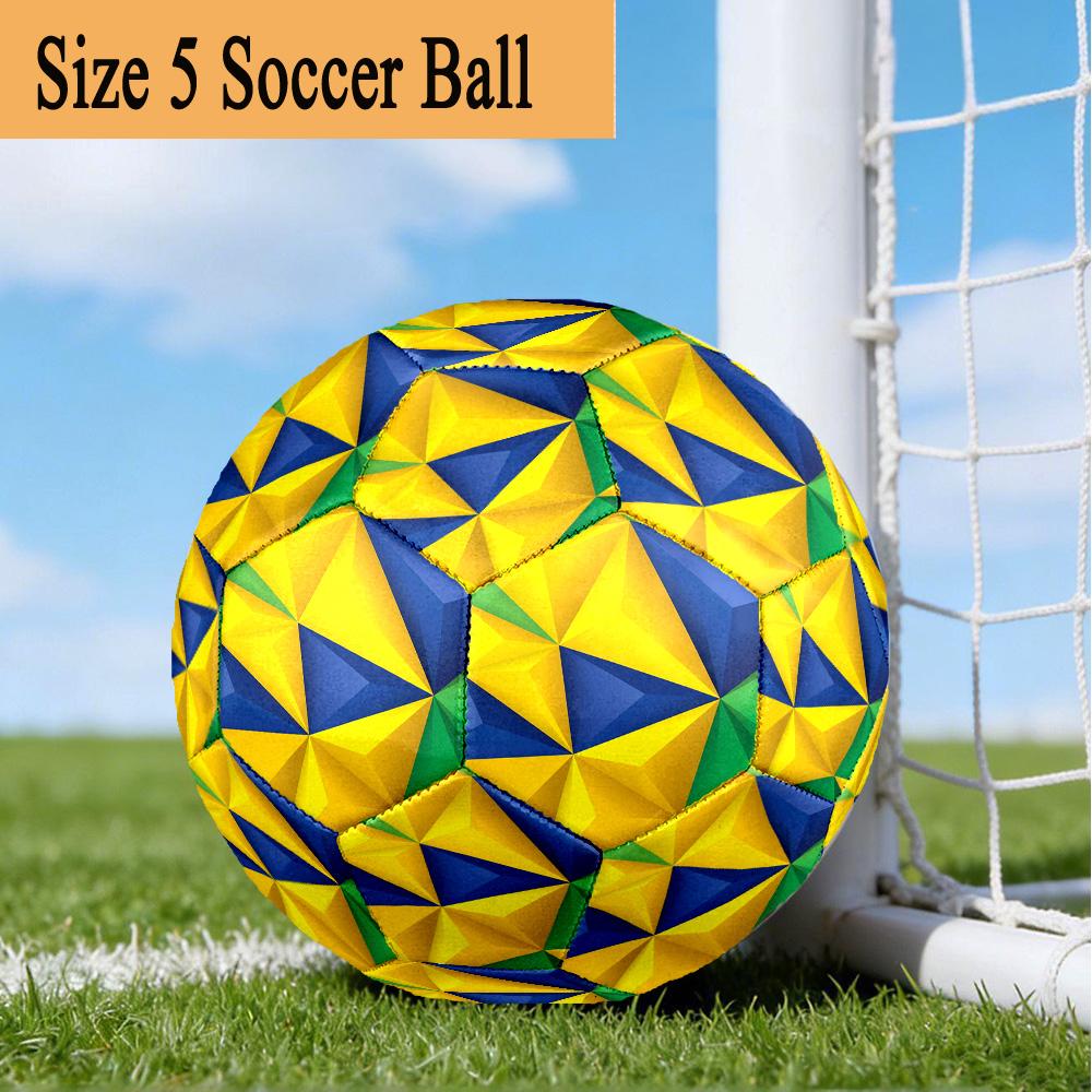 1PC Abstract Patterns Size 5 Soccer Balls, Anti-Slip, Outdoor Sport, a Unique Gift, Birthdays, Christmas gifts Valentine'S Day gifts A38