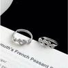 Entwined Love Zircon Ring: Elegant Design for Couples