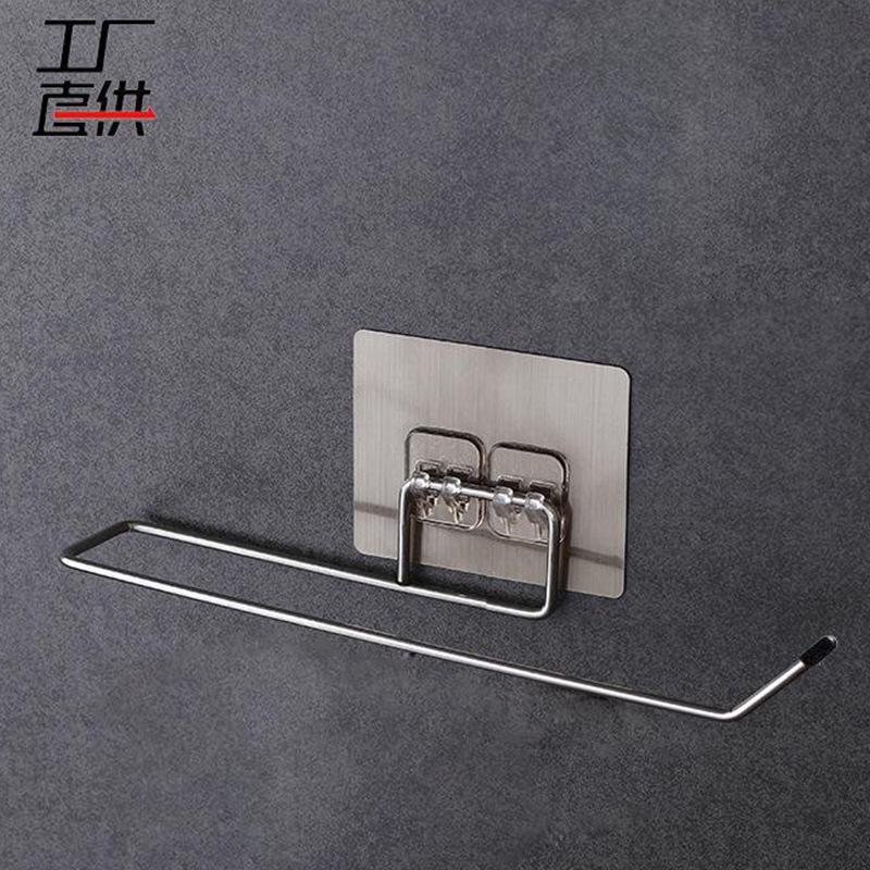 Punch-Free Disposable Dishcloth & Paper Towel Holder for Kitchen