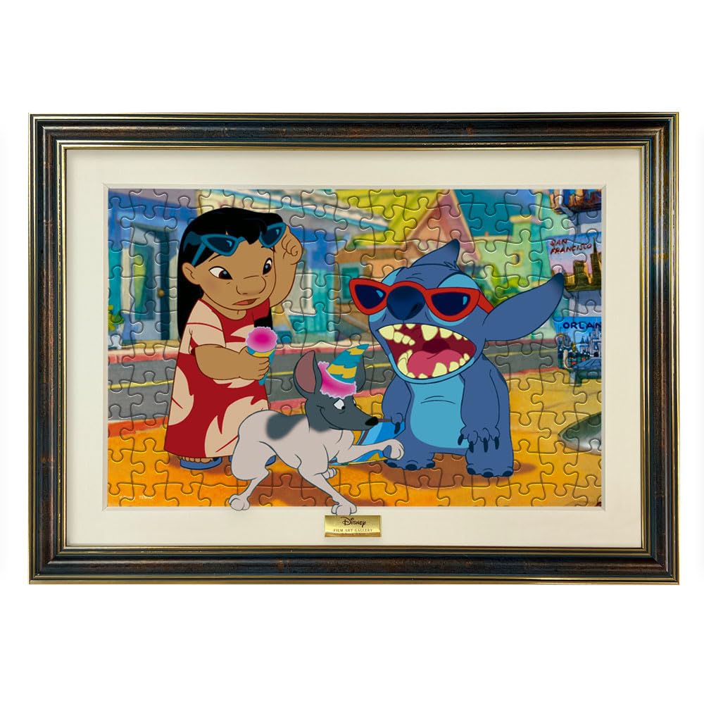 Tenyo in Film Art Gallery Jigsaw Puzzle Disney Stitch Includes Hanging and Special Emblem (Tenyo) [Made Japan] 200-Piece (22.5x32cm) D-200-916 Glue,