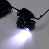 Head Mounted Professional With LED Lights 20X Magnifier Jeweler Inspect Tool Watch Repair Double Eye Glasses Type