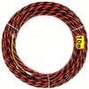 Electrician Cable Puller Rod – Flexible Fiberglass W/ Metal Connectors, Easy Wire Threading