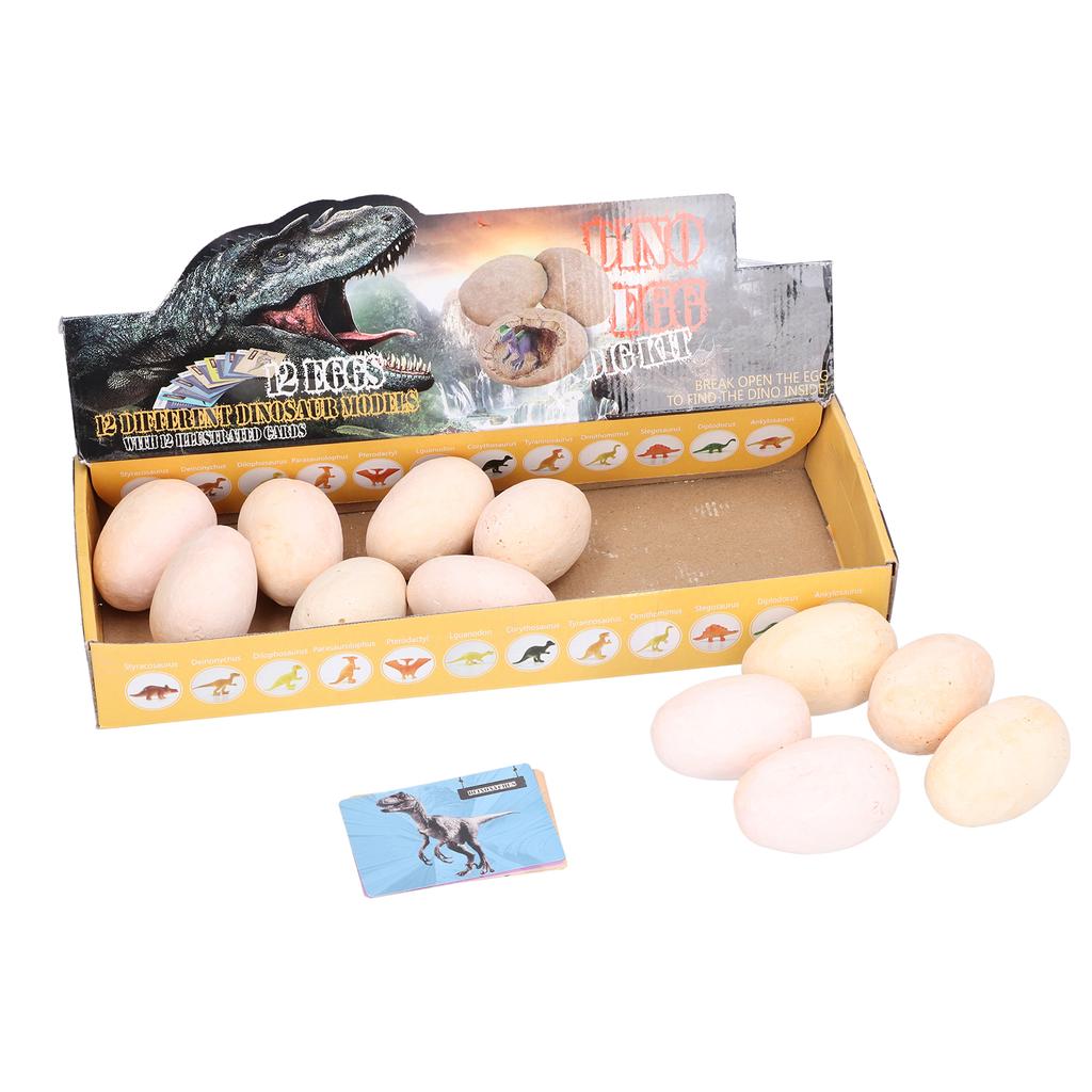 Kit de Săpat Ouă de Dinozaur Arheologie cu Simulare Înaltă Cadou Educativ pentru Băieți Fete Copii Mici